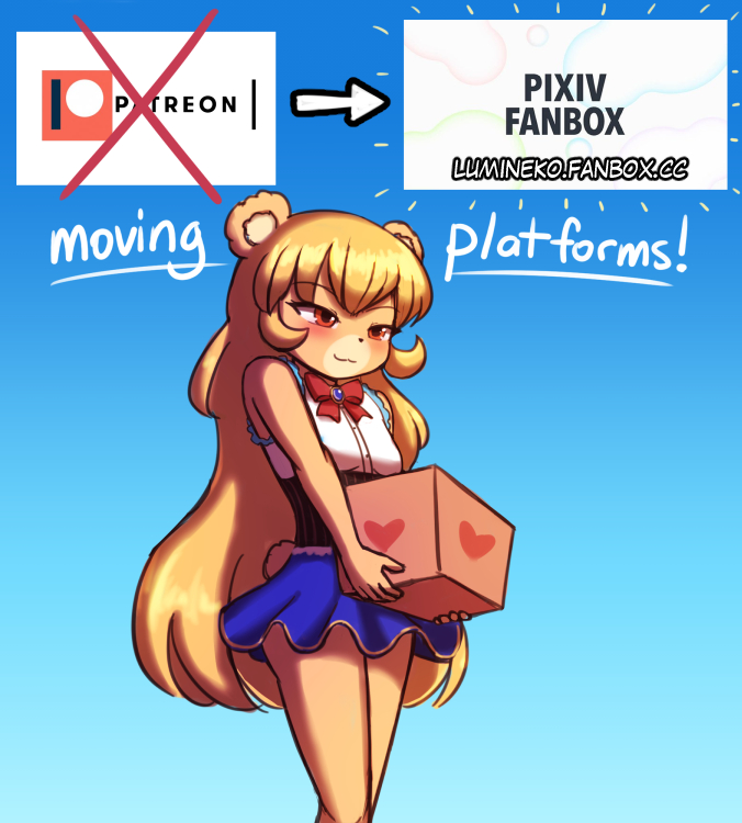Patreon to Fanbox Announcement