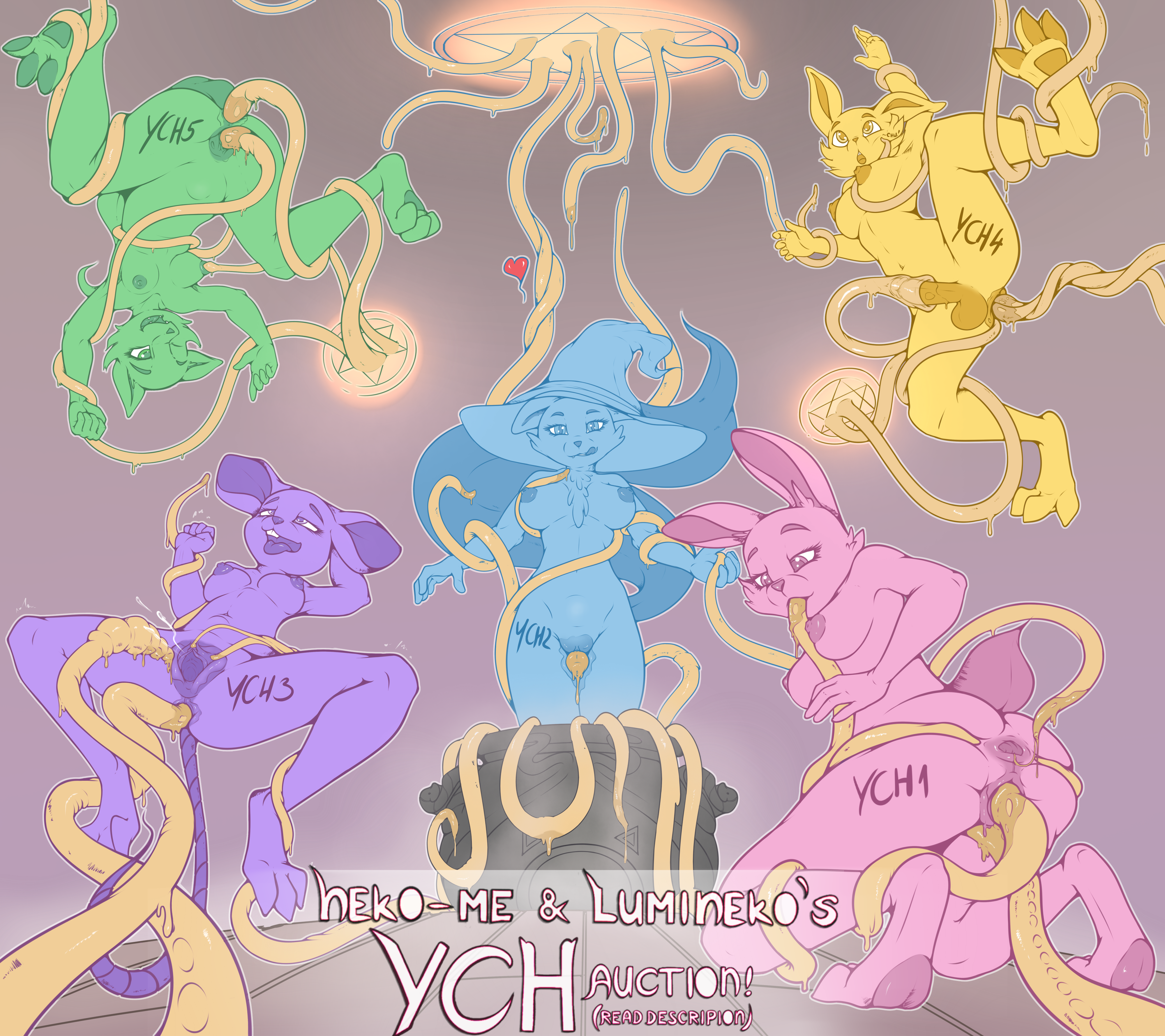 Best Halloween Party! – YCH Collab with Neko-me!